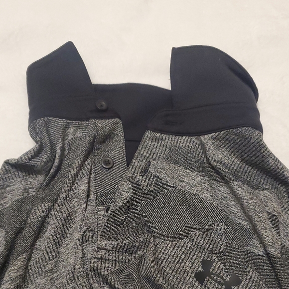 Under Armour Black and Gray Camouflage Playoff Polo Shirt - Picture 5 of 5